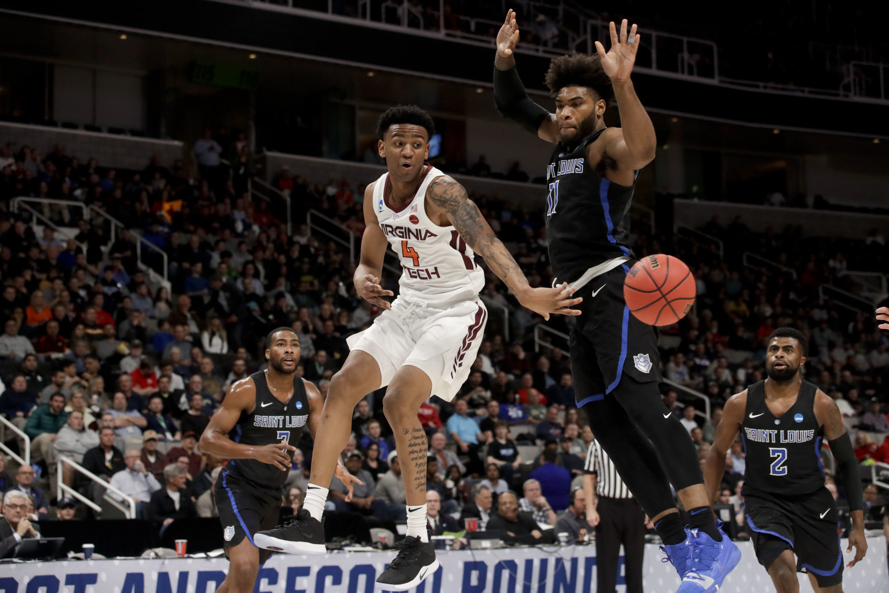 NCAA Saint Louis Virginia Tech Basketball